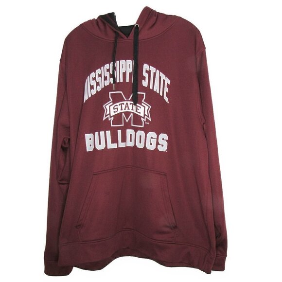 Mississippi Bull Dogs - Long Sleeve Sweatshirt/Hoodie - XL - Picture 1 of 5